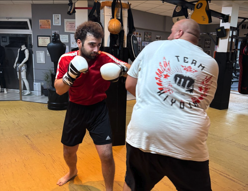 Box-Sparring im Ring