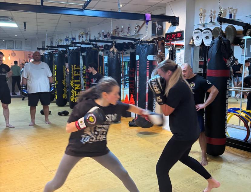 Boxtraining am Sandsack