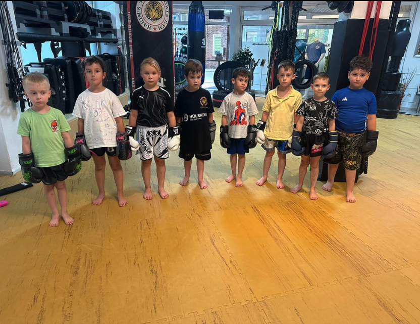 Kinder Kickboxen Aufstellung