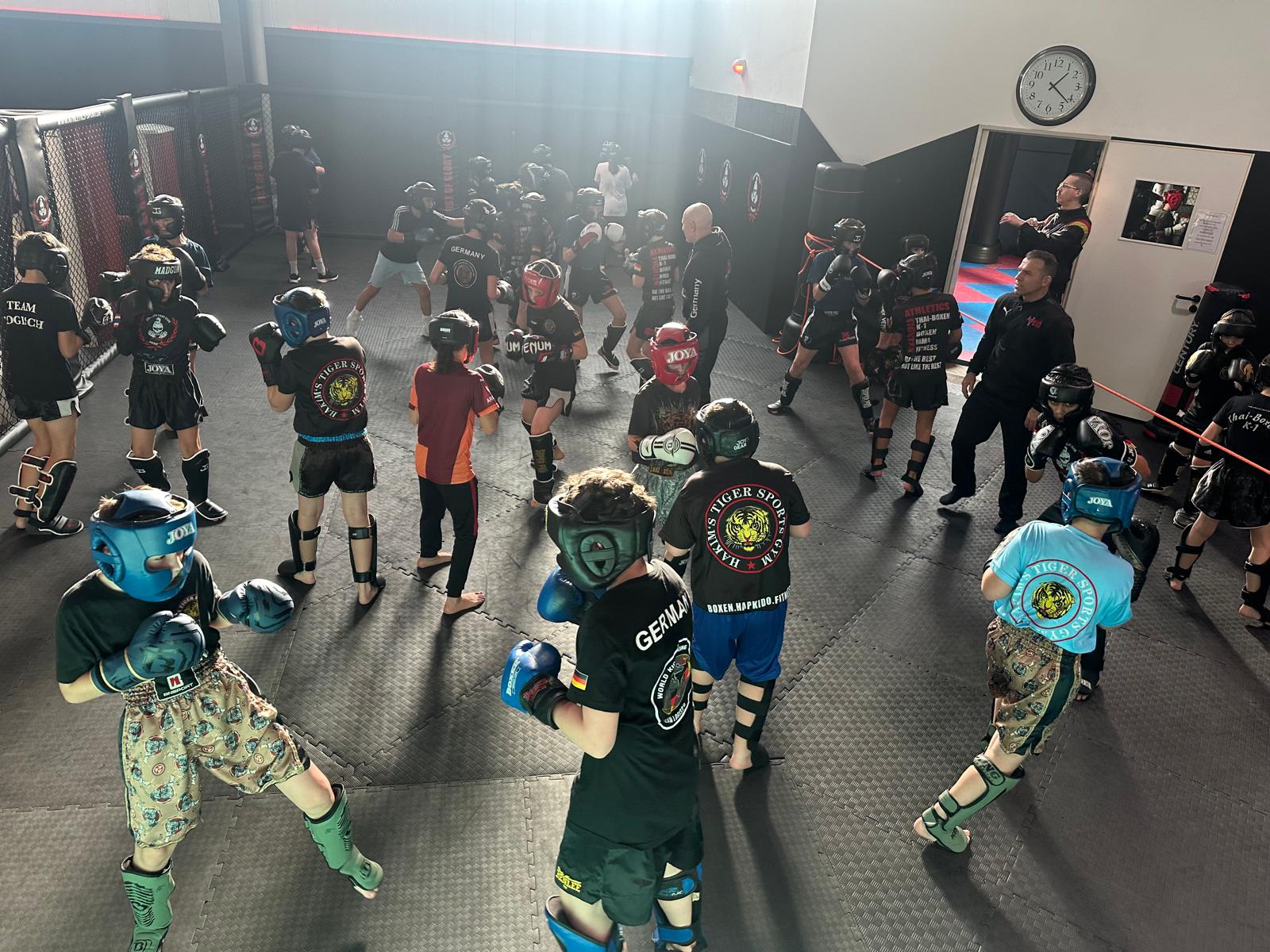 Sparring Training von oben