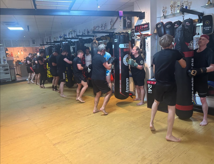 K1 Thaiboxen Kampftraining